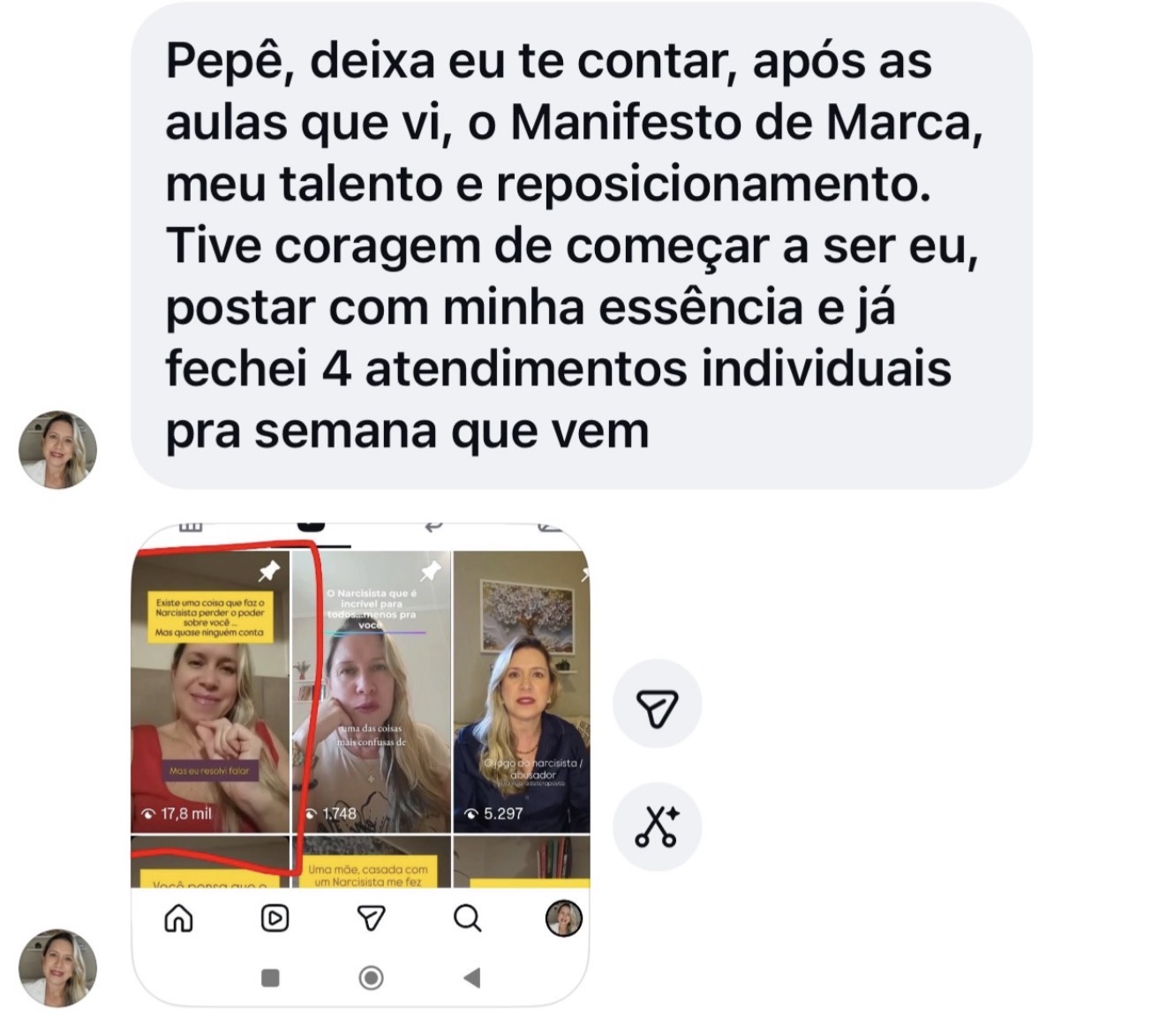 Resultado real de médico acompanhado 2